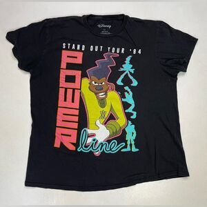 Disney Powerline Stand Out Tour 94 Graphic T-shirt Women Large Black